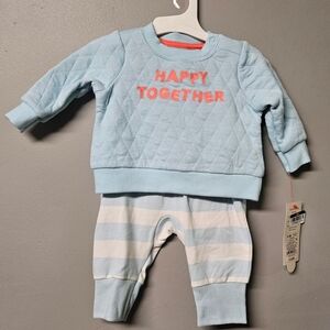 Cat & Jack Blue and White Kids Matching Set